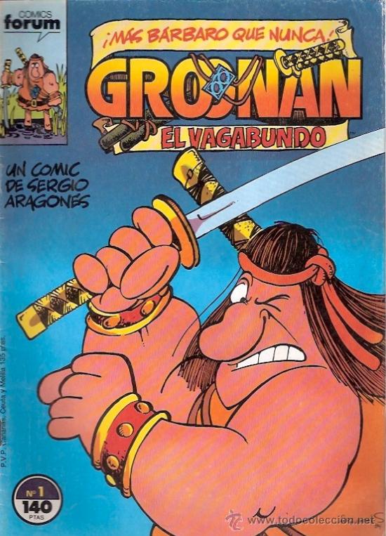 C&oacute;mics: TEBEOS Y COMICS - A&Ntilde;OS 80 - GROONAN EL VAGABUNDO - NUMERO 1 - Foto 1