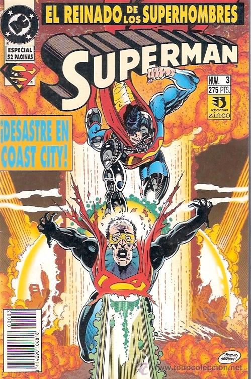 C&oacute;mics: TEBEOS Y COMICS - A&Ntilde;OS 80 - SUPERMAN - NUMERO 3 - ZINCO - Foto 1