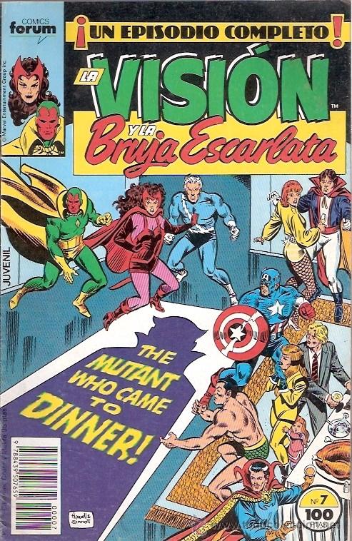 C&oacute;mics: TEBEOS Y COMICS - A&Ntilde;OS 80 - LA VISION Y LA BRUJA ESCARLATA - NUMERO 7 - Foto 1