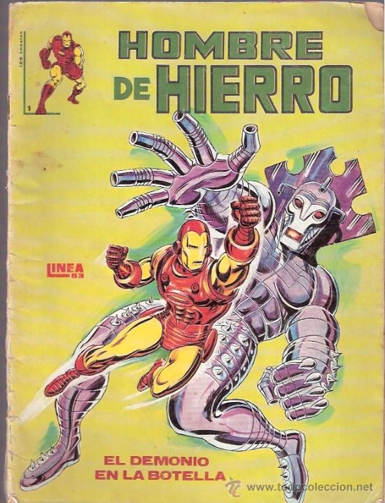 C&oacute;mics: TEBEOS Y COMICS - A&Ntilde;OS 80 - HOMBRE DE HIERRO - EL DEMONIO EN LA BOTELLA - Foto 1