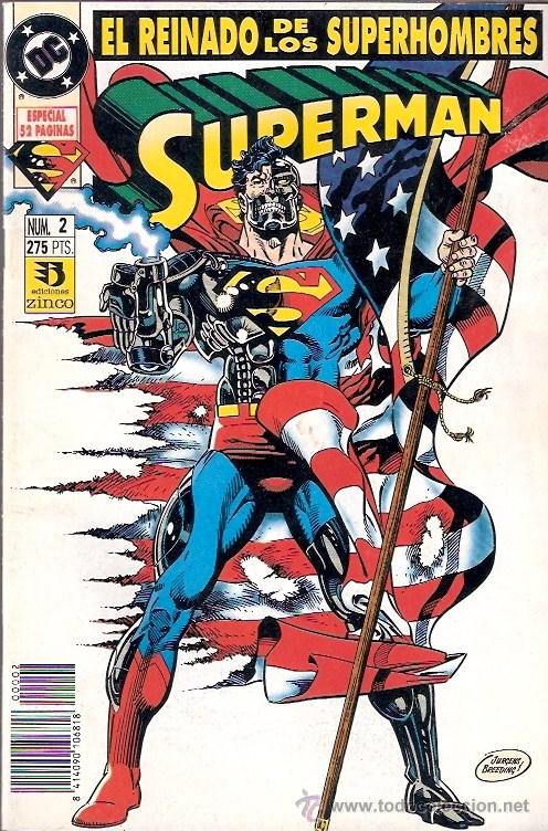 C&oacute;mics: TEBEOS Y COMICS - A&Ntilde;OS 80 - SUPERMAN - NUMERO 2 - ZINCO - Foto 1