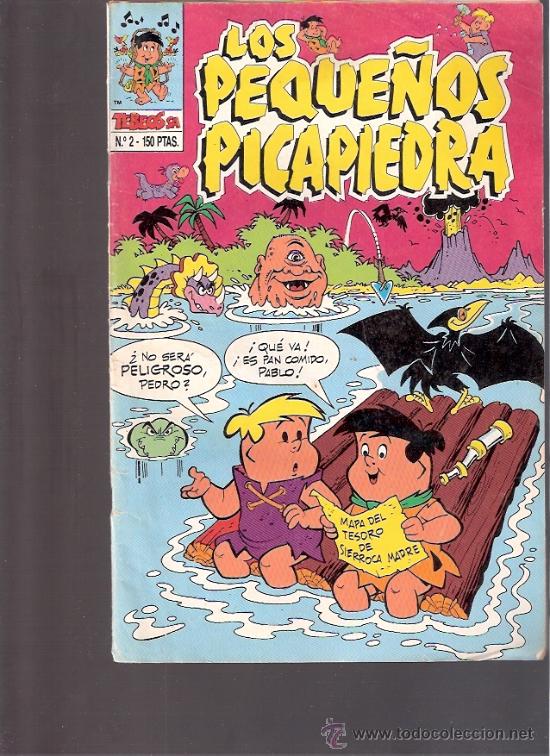 C&oacute;mics: TEBEOS Y COMICS - A&Ntilde;OS 80 - LOS PEQUE&Ntilde;OS PICAPIEDRA - NUMERO 2 - Foto 1
