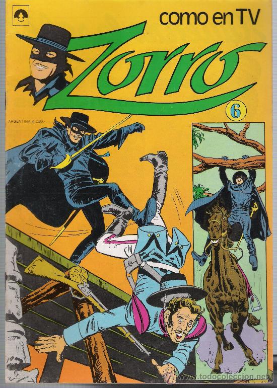 C&oacute;mics: Zorro n&ordm; 6. Editorial Tucum&aacute;n. Buenos Aires. - Foto 1