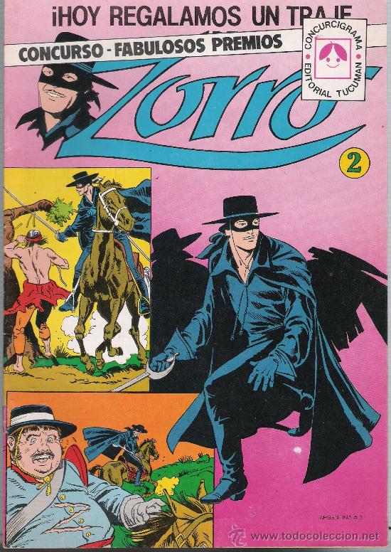 C&oacute;mics: Zorro n&ordm; 2. Editorial Tucum&aacute;n. Buenos Aires. - Foto 1