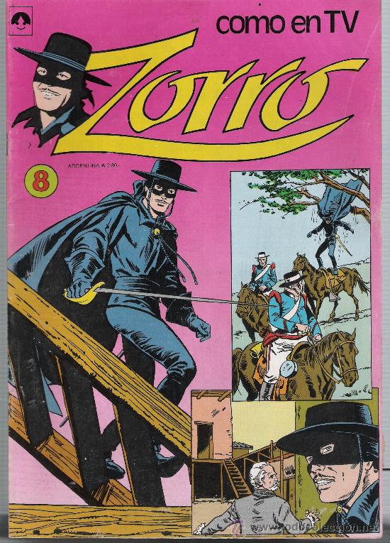 C&oacute;mics: Zorro n&ordm; 8. Editorial Tucum&aacute;n. Buenos Aires. - Foto 1
