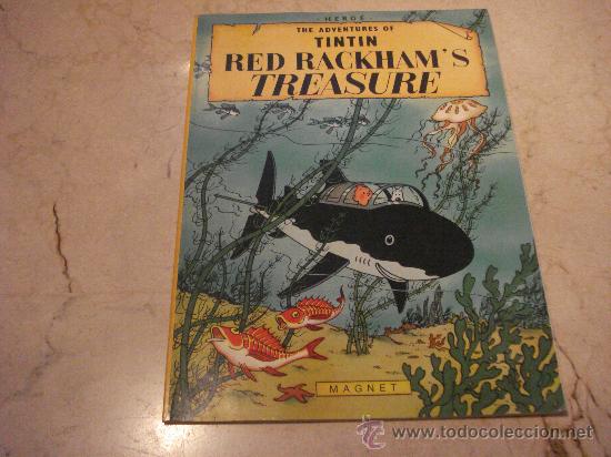 C&oacute;mics: TINTIN - RED RACKHAM&acute;S TREASURE - MAGNET 1984 - Foto 1