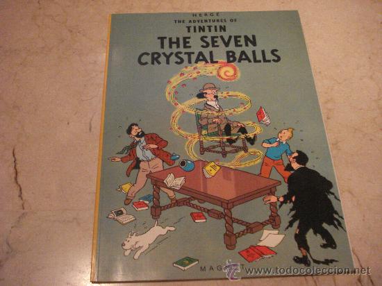 C&oacute;mics: TINTIN - THE SEVEN CRYSTAL BALLS - MAGNET 1984 - Foto 1