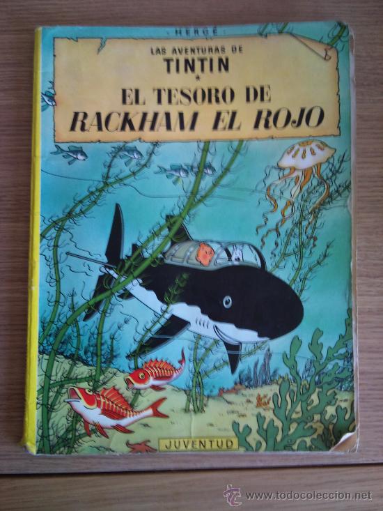 C&oacute;mics: Comic de tin tin - Herge - Las aventuras de rackham el rojo - juventud - Foto 1