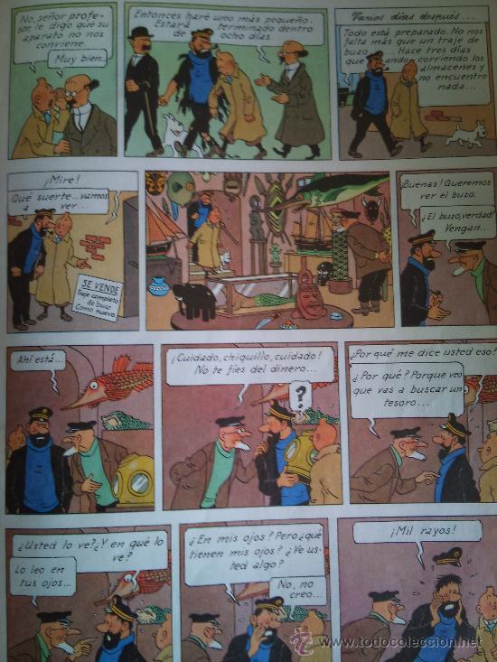 C&oacute;mics: Comic de tin tin - Herge - Las aventuras de rackham el rojo - juventud - Foto 3