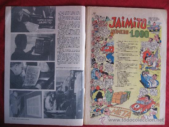 C&oacute;mics: JAIMITO - EXTRAORDINARIO N&ordm; 1000 - 1969 - Foto 2