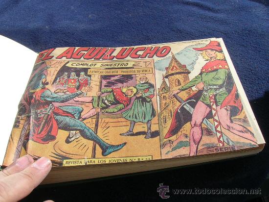 C&oacute;mics: EL AGUILUCHO COMPLETA ENCAUDERNADA ORIGINAL - Foto 1
