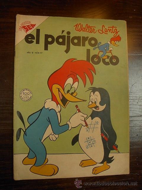 C&oacute;mics: El pajaro loco, n&ordm; 57, a&ntilde;o 1955 - Foto 1