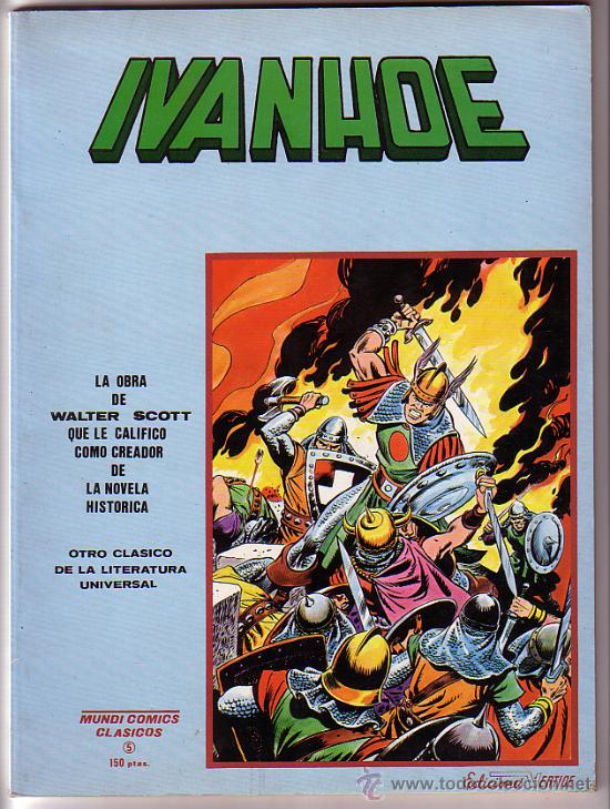 C&oacute;mics: MUNDI COMICS CLASICOS - ED. VERTICE - N&ordm; 5 IVANHOE - Foto 1