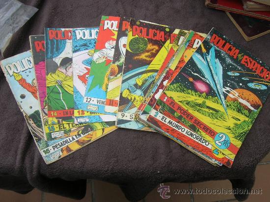 C&oacute;mics: POLICIA DEL ESPACIO JOBAS COLECCION COMPLETA ORIGINAL Y SUELTA - Foto 2
