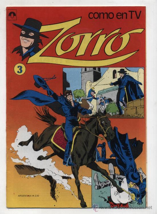 C&oacute;mics: Zorro n&ordm;  3. Editorial Tucum&aacute;n. Buenos Aires. - Foto 1