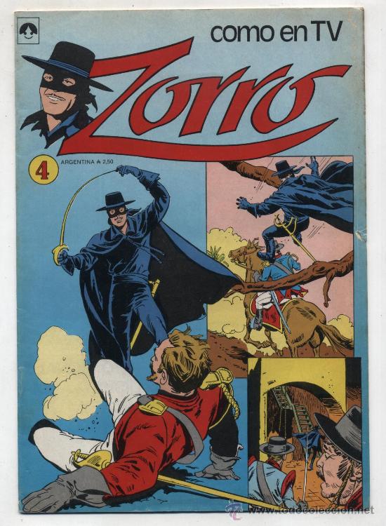 C&oacute;mics: Zorro n&ordm;  4. Editorial Tucum&aacute;n. Buenos Aires. - Foto 1