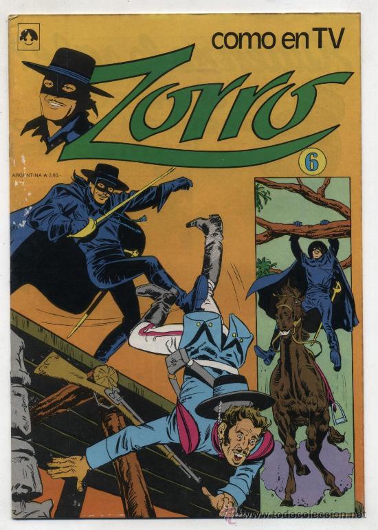 C&oacute;mics: Zorro n&ordm; 6. Editorial Tucum&aacute;n. Buenos Aires. - Foto 1