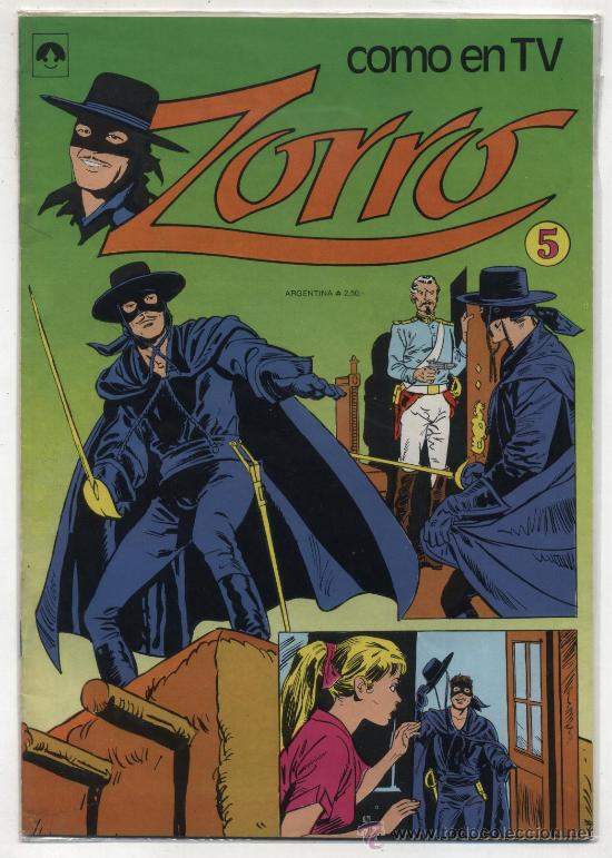 C&oacute;mics: Zorro n&ordm;  5. Editorial Tucum&aacute;n. Buenos Aires. - Foto 1