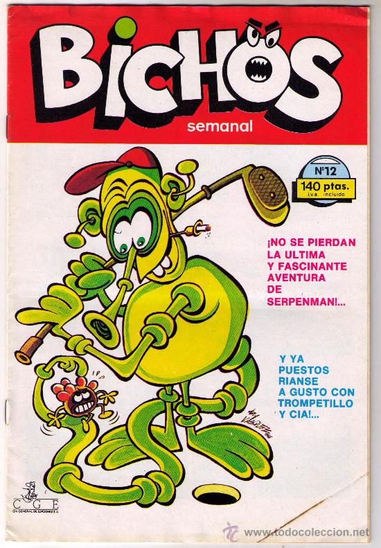 C&oacute;mics: BICHOS . N&ordm; 12 - PVP 140 PTAS. - CIA.GENERAL DE EDICIONES. - Foto 1