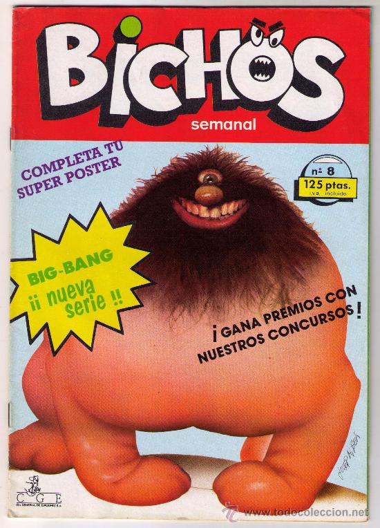 C&oacute;mics: BICHOS - N&ordm; 8 - PVP 125 PTAS. - CIA. GENERAL DE EDICIONES - Foto 1