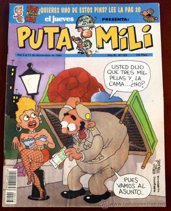 C&oacute;mics: PUTA MILI - N&ordm; 123 - A&Ntilde;O 1994 - - Foto 1