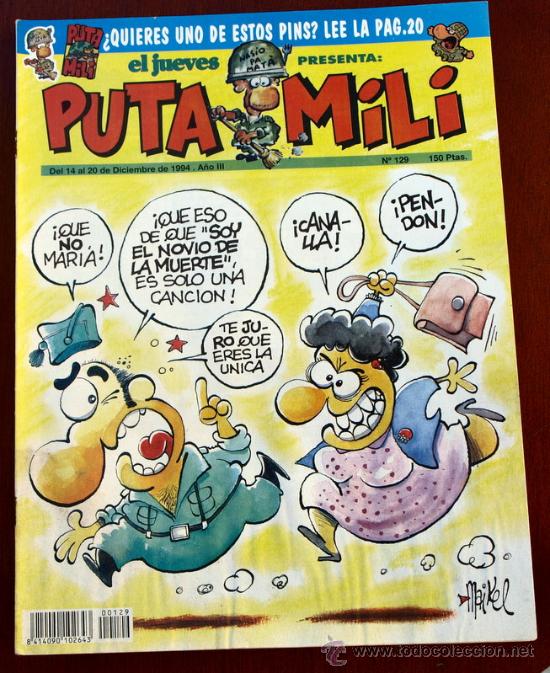 C&oacute;mics: PUTA MILI - N&ordm; 129 - A&Ntilde;O 1994 - - Foto 1