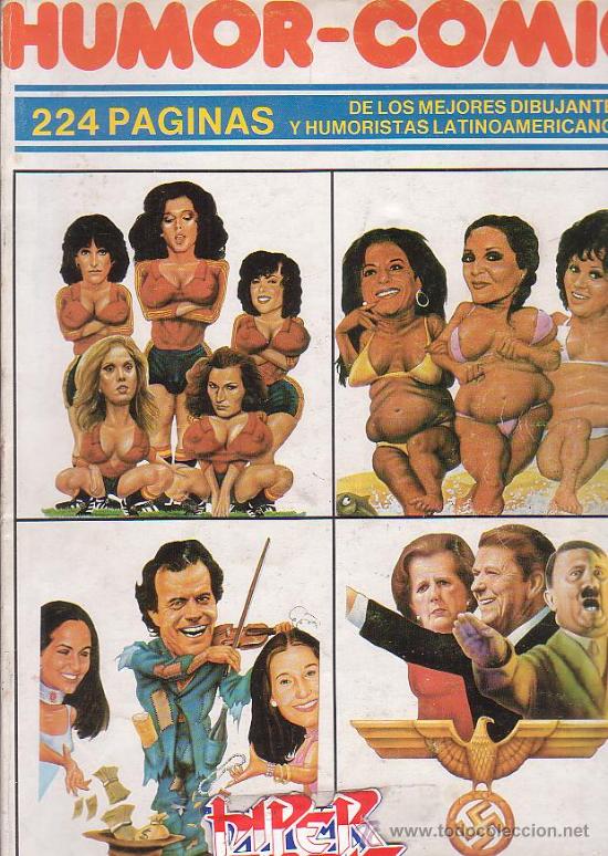 Comics: HUMOR - COMIC -TOMO RECOPILATORIO, 4 ejemplares LOS MEJORES DIBUJANTES Y HUMORISTAS LATINOAMERICANOS