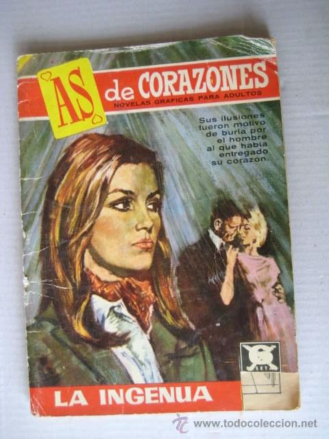 C&oacute;mics: AS DE CORAZONES. NOVELA  ILUSTRADA. LA INGENUA. 1966 .. . ENVIO GRATIS&iexcl;&iexcl;&iexcl; - Foto 1
