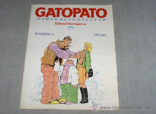 C&oacute;mics: GATOPATO HUMOR PARA ADULTOS N&ordm; 1. ED. INTERMAGEN 1985. 150 PTS.