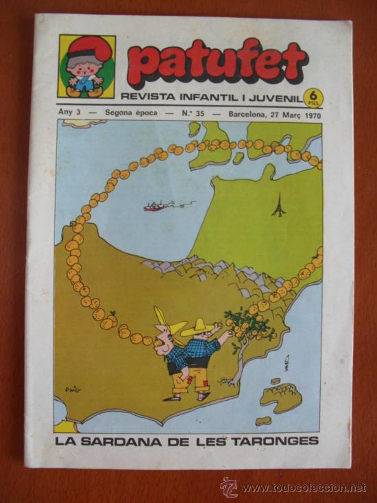 C&oacute;mics: patufet n&ordm; 35 mar&ccedil; 1970 - Foto 1