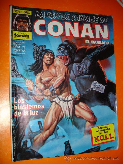 C&oacute;mics: LA ESPADA SALVAJE DE CONAN N&ordm; 72 SERIO ORO . FORUM . - Foto 1