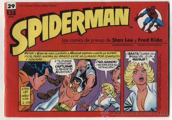 C&oacute;mics: Spiderman n&ordm;  29. Tiras de prensa. - Foto 1