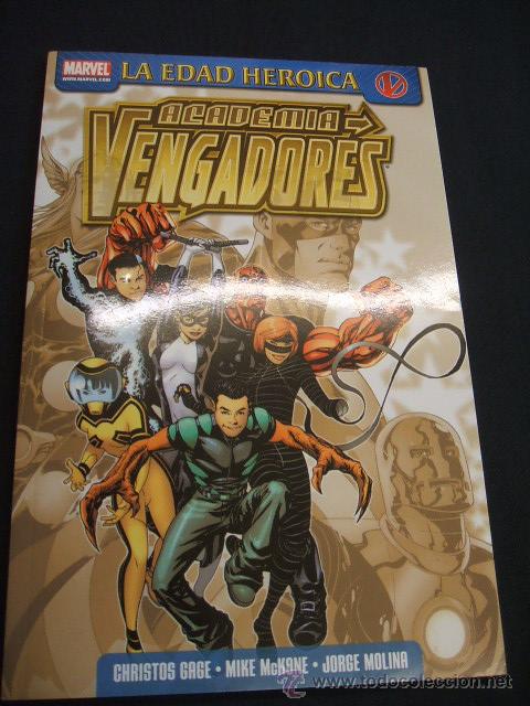 C&oacute;mics: LA EDAD HEROICA - ACADEMIA VENGADORES - MARVEL - - Foto 1