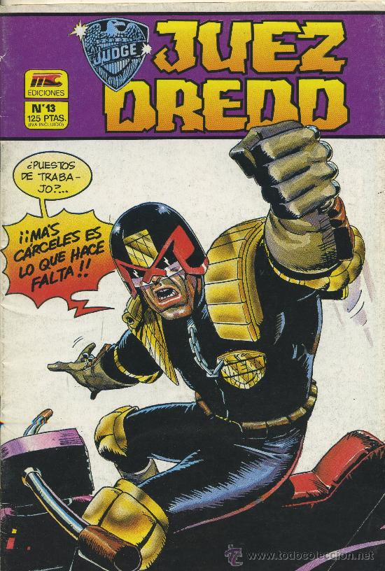 C&oacute;mics: Judge Dredd - n&ordm; 13  MC Ediciones 1986 - Foto 1