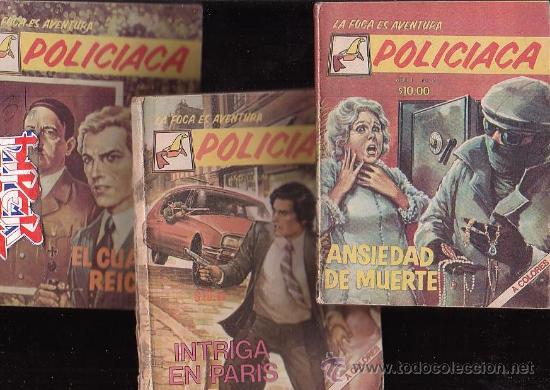 Fumetti: POLICIACA - LOTE DE 3 EJEMPLARES