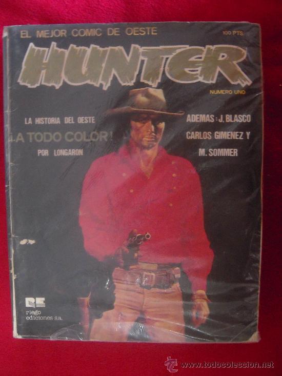 C&oacute;mics: HUNTER - COMPLETA - RIEGO EDICIONES 12 N&ordm; - Foto 1