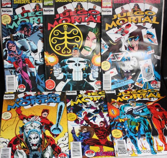 C&oacute;mics: JUEGO MORTAL (crossover daredevil, nomada y punisher) : n&ordm; 2,3 y 5, ( de 9 ) - Foto 1