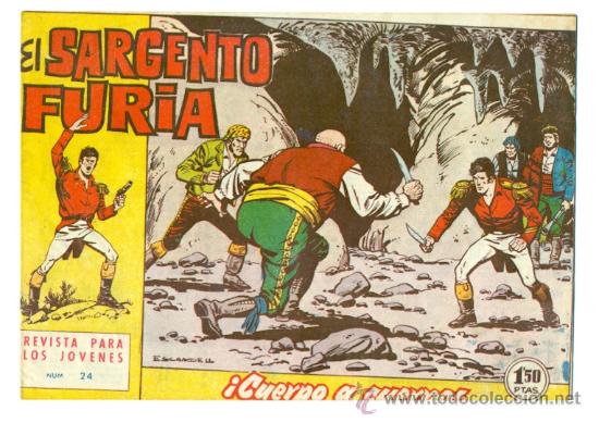C&oacute;mics: SARGENTO FURIA N&ordm; 24 - ORIGINAL DE BRUGUERA - Foto 1