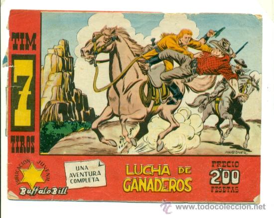 C&oacute;mics: TIM 7 TIROS  - LUCHA DE GANADEROS  - ORIGINAL - Foto 1