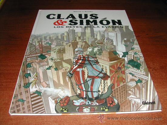 C&oacute;mics: CLAUS & SIMON: LOS REYES DE LA EVASION (ARCAS Y ACU&Ntilde;A) GLENAT 2005.   REF: (JC) - Foto 1