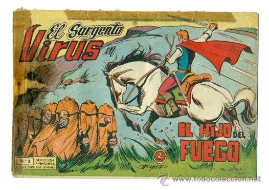 C&oacute;mics: SARGENTO VIRUS  N&ordm; 2 - ORIGINAL DE  VALENCIANA - DEFECTUOSO - Foto 1
