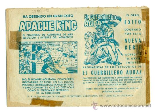 C&oacute;mics: SARGENTO VIRUS  N&ordm; 2 - ORIGINAL DE  VALENCIANA - DEFECTUOSO - Foto 2