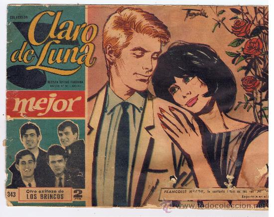 Comics: claro de luna revista juvenil femenina n 343 mejor