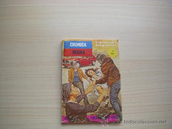 C&oacute;mics: CR&Oacute;NICA NEGRA &rdquo;VIOLENCIA PROGRESIVA&rdquo;, EDITA MECOCOMIC - Foto 1