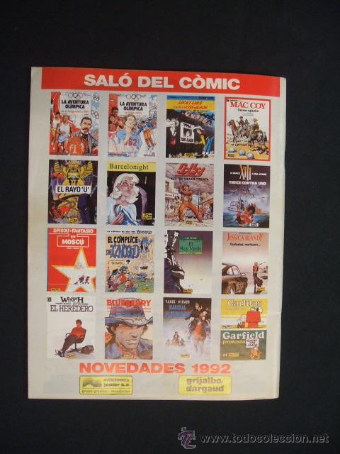C&oacute;mics: SAL&Oacute; INTERNACIONAL DEL C&Ograve;MIC DE BARCELONA - EL TEBEO DEL SAL&Oacute; - 1992 - - Foto 9