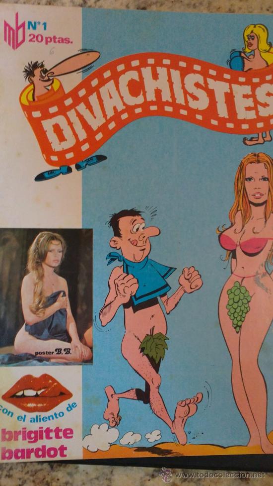 C&oacute;mics: REVISTA DIVACHISTES-N&ordm;1.POSTER DE BRIGITTE BARDOT.. - Foto 1