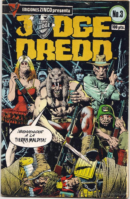 C&oacute;mics: EDICIONES ZINCO JUDGE DREDD N&ordf;1984 ENVIO GRATIS - Foto 1
