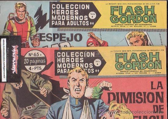 C&oacute;mics: FLASH GORDON , NUMERO 58 Y 65 COLECCION HEROES MODERNOS serie b - Foto 1