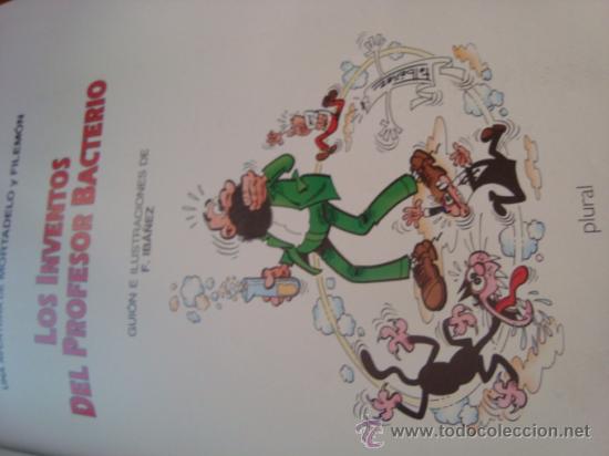 C&oacute;mics: MORTADELO Y FILEMON, LOS INVENTOS DEL PROFESOR ACTERIO , PLURAL, 2000 - Foto 3