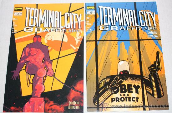 C&oacute;mics: TERMINAL CITY: GRAFFITI A&Eacute;REO,(colecci&oacute;n completa en dos tomos) - Foto 1